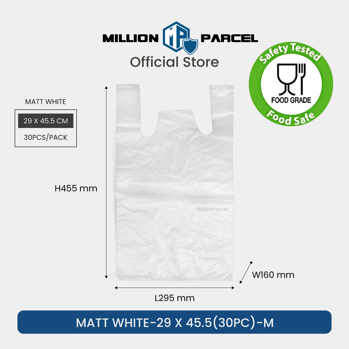 Plastic Shopping Bag - MillionParcel