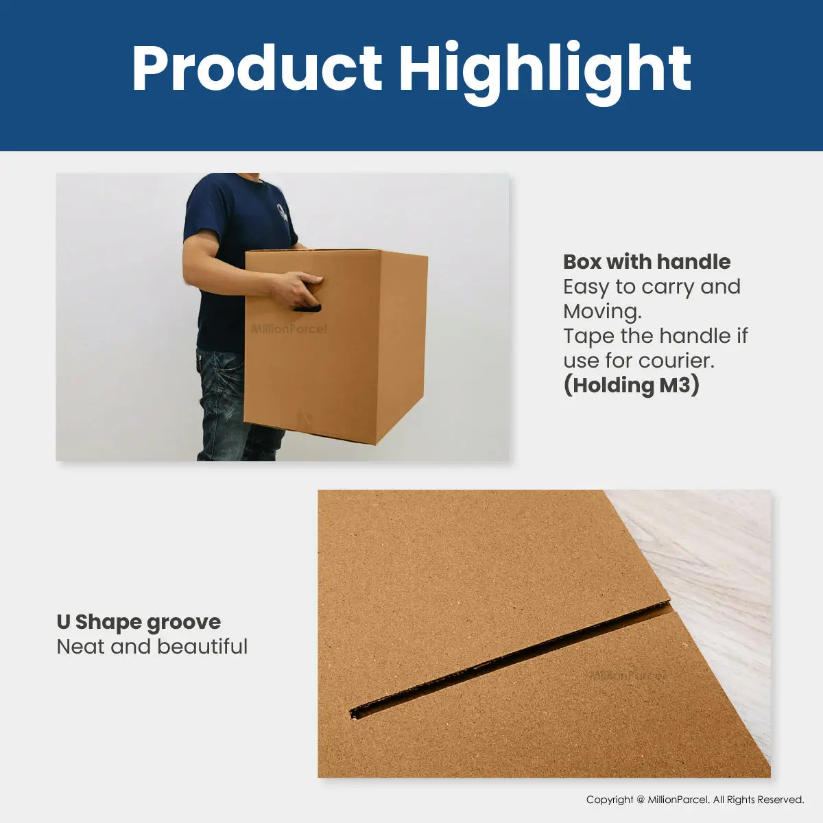 Carton Box - M series | Prefect for Moving House & Storage - MillionParcel