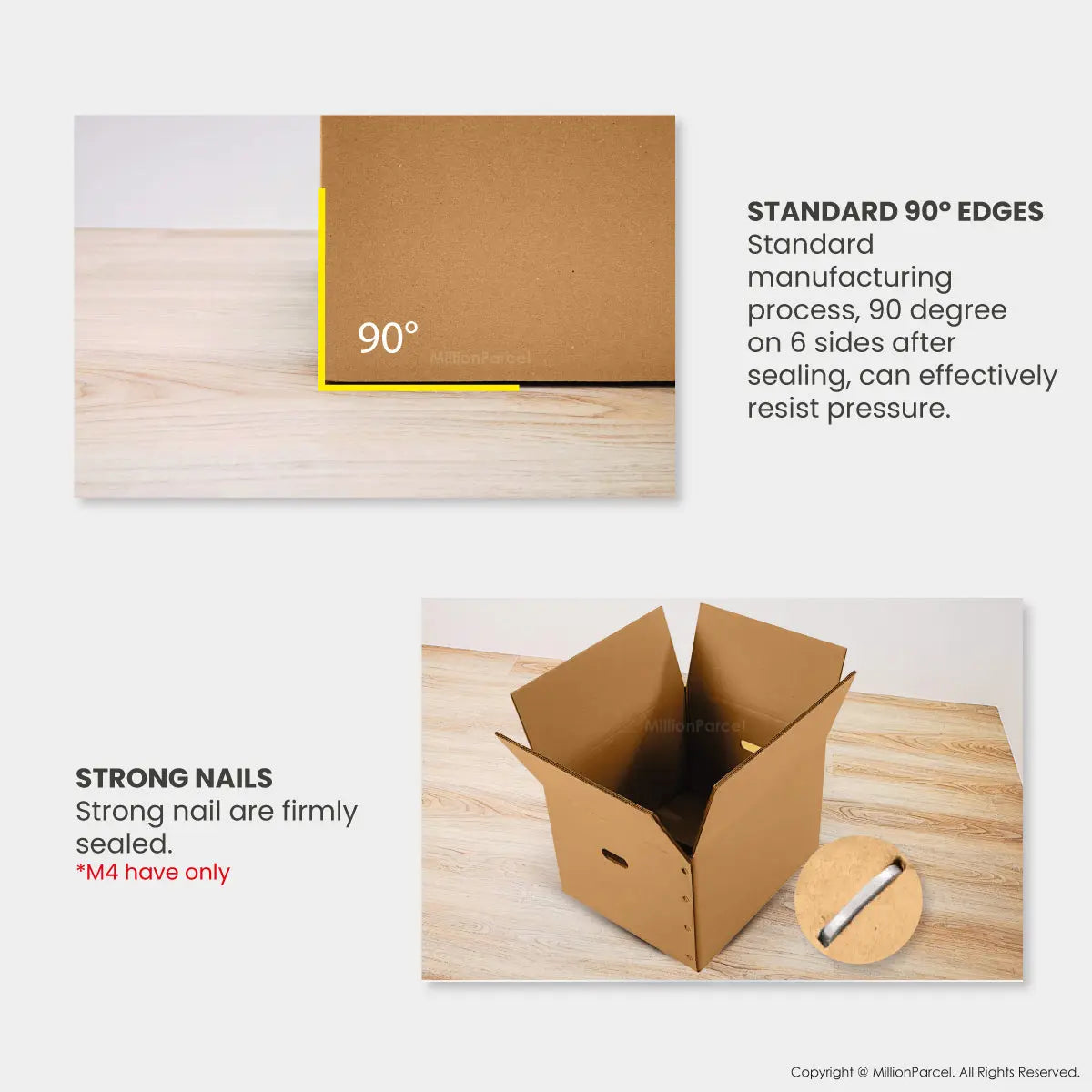 Carton Box - M series | Prefect for Moving House & Storage - MillionParcel