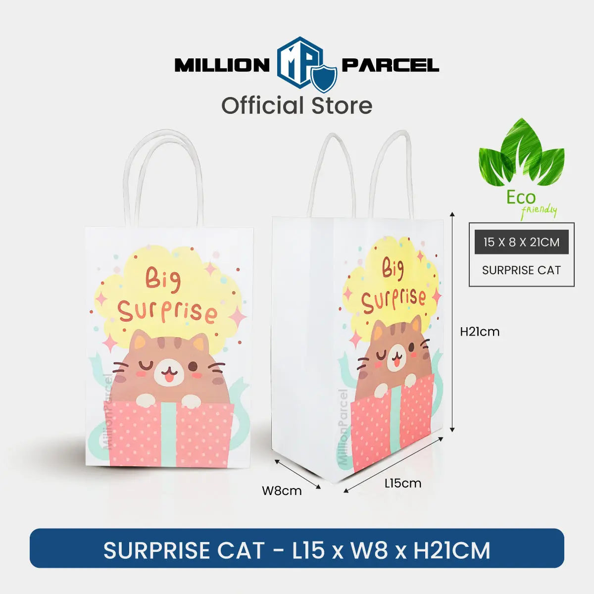 Thank You Paper Bag | Love Gift Bag - MillionParcel