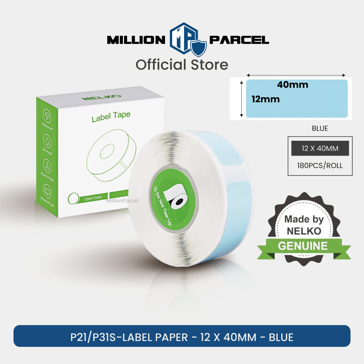 NELKO Paper Sticker | Label Sticker | Custom Sticker - MillionParcel