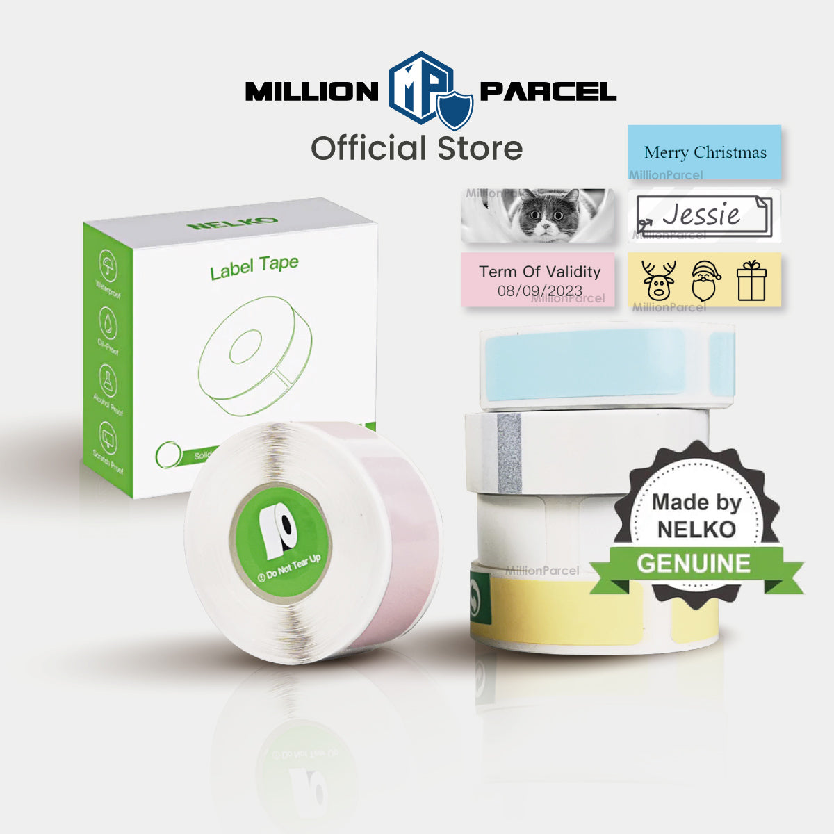 NELKO Paper Sticker | Label Sticker | Custom Sticker