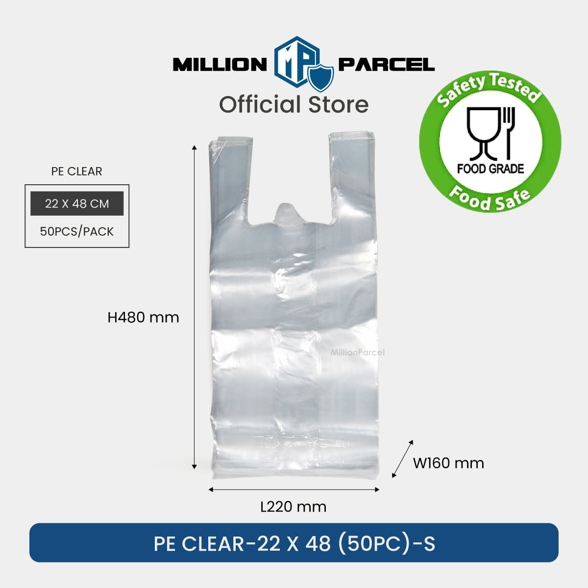 Plastic Shopping Bag - MillionParcel