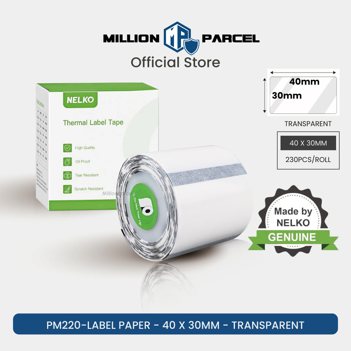 NELKO Paper Sticker | Label Sticker | Custom Sticker - MillionParcel