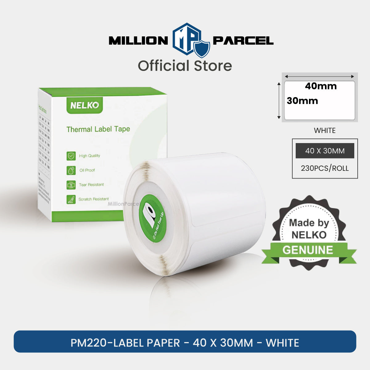 NELKO Paper Sticker | Label Sticker | Custom Sticker - MillionParcel