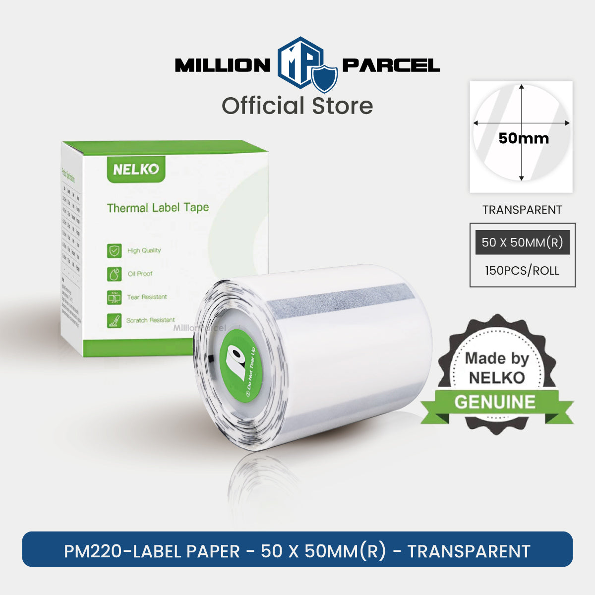 NELKO Paper Sticker | Label Sticker | Custom Sticker - MillionParcel