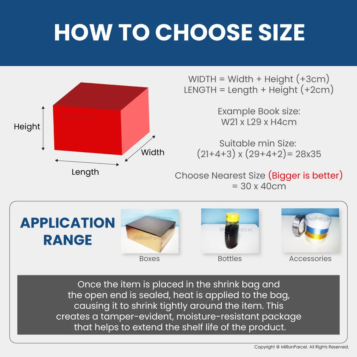 POF Heat Shrink Plastic Bags - MillionParcel