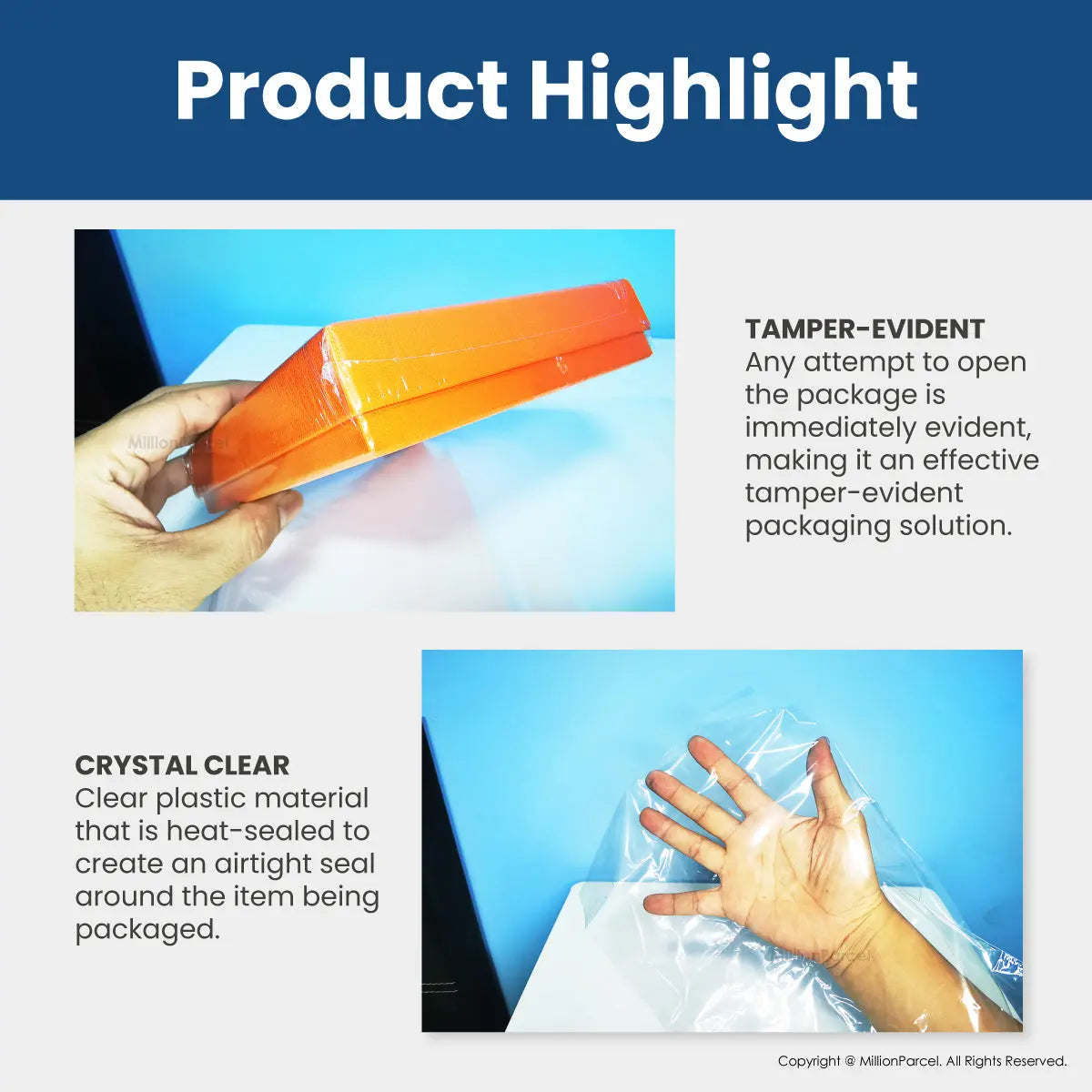 POF Heat Shrink Plastic Bags - MillionParcel