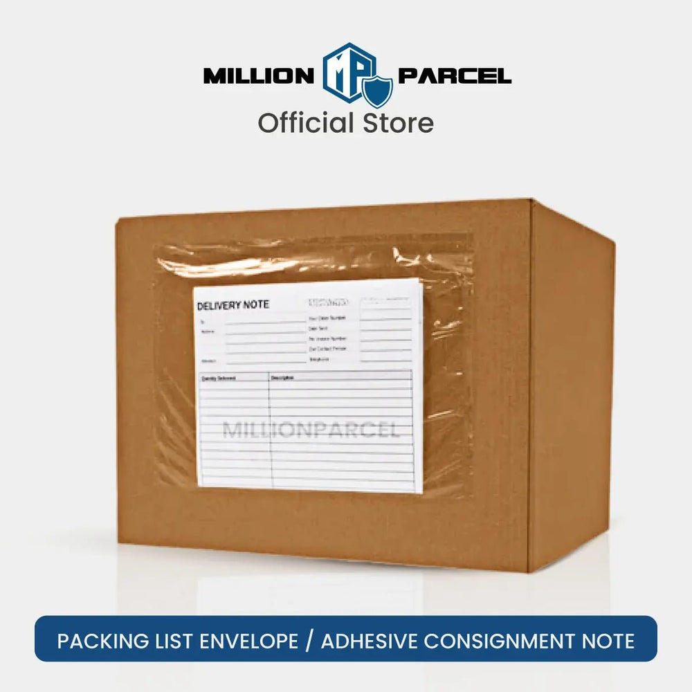 General Collection Note Packaging Packing List Envelope / Adhesive Consignment Note - MillionParcel