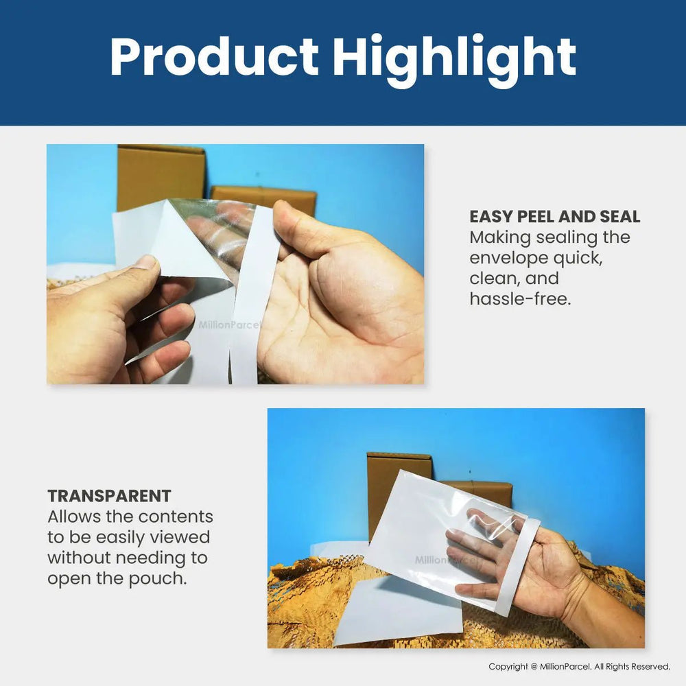 Packing List Envelope / Adhesive Consignment Note - MillionParcel