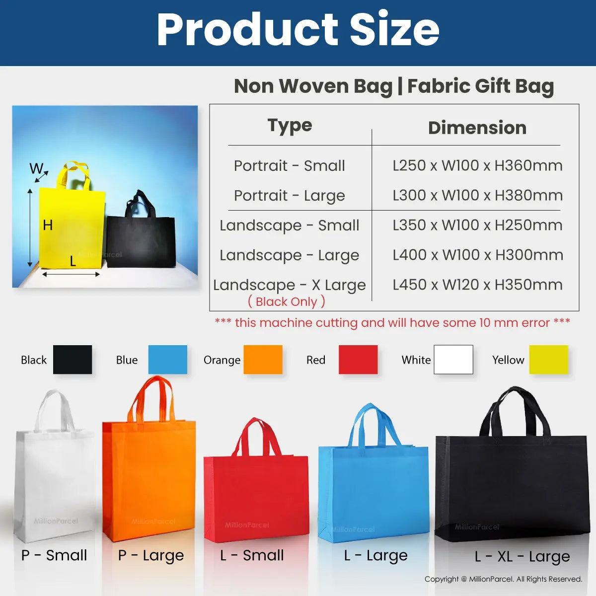 Non Woven Bag | Fabric Gift Bag - MillionParcel