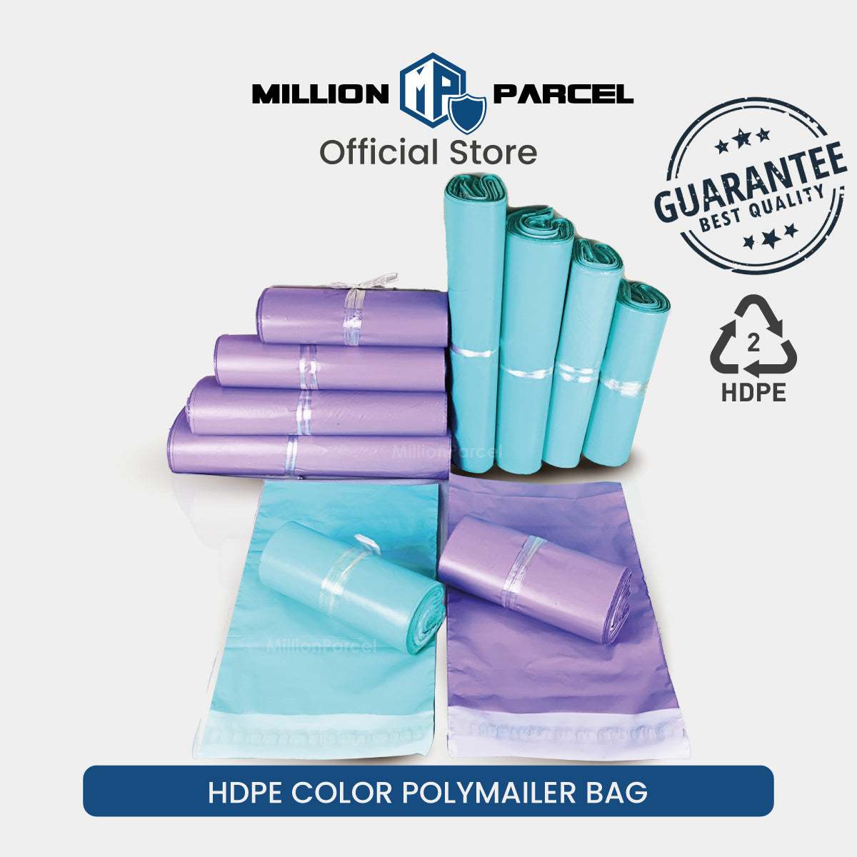 HDPE Color Polymailer Bag | Poly Mailer Bag - MillionParcel