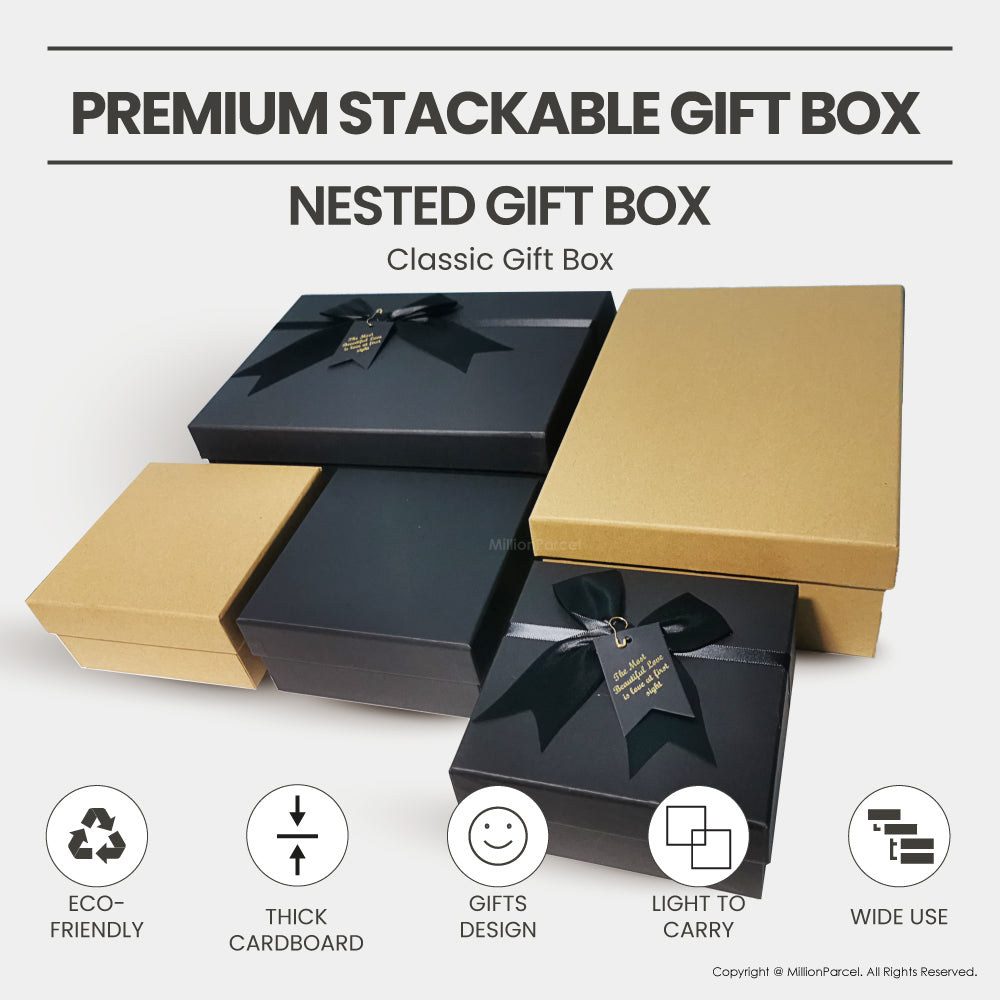 Premium Stackable Gift Box | Nested gift box - MillionParcel