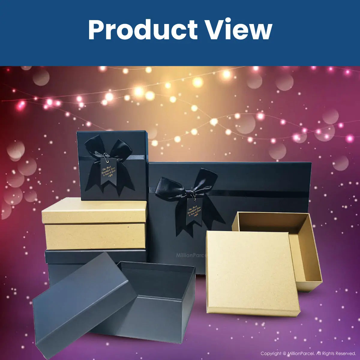 Premium Stackable Gift Box | Nested gift box - MillionParcel