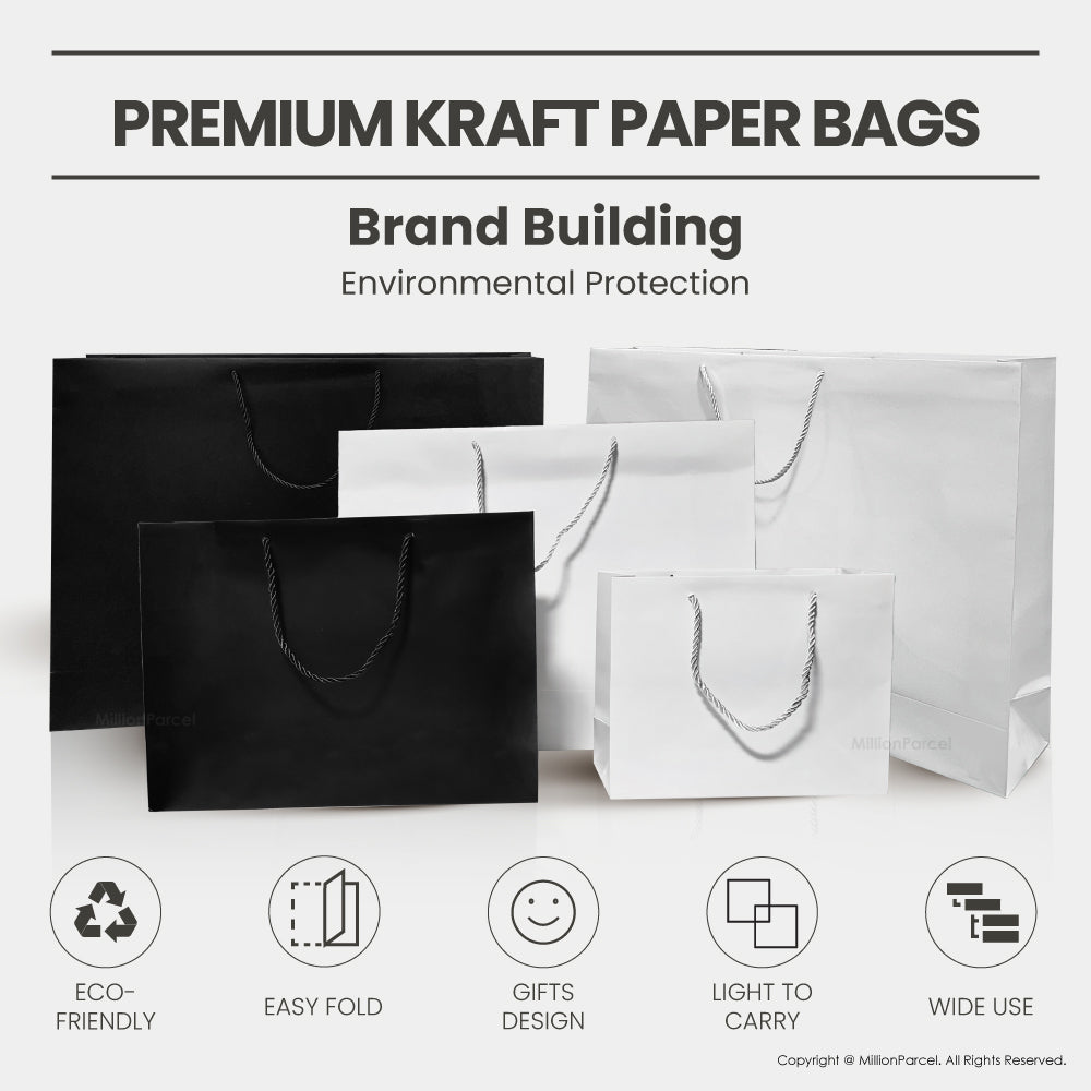 Premium Kraft Paper Bags - MillionParcel