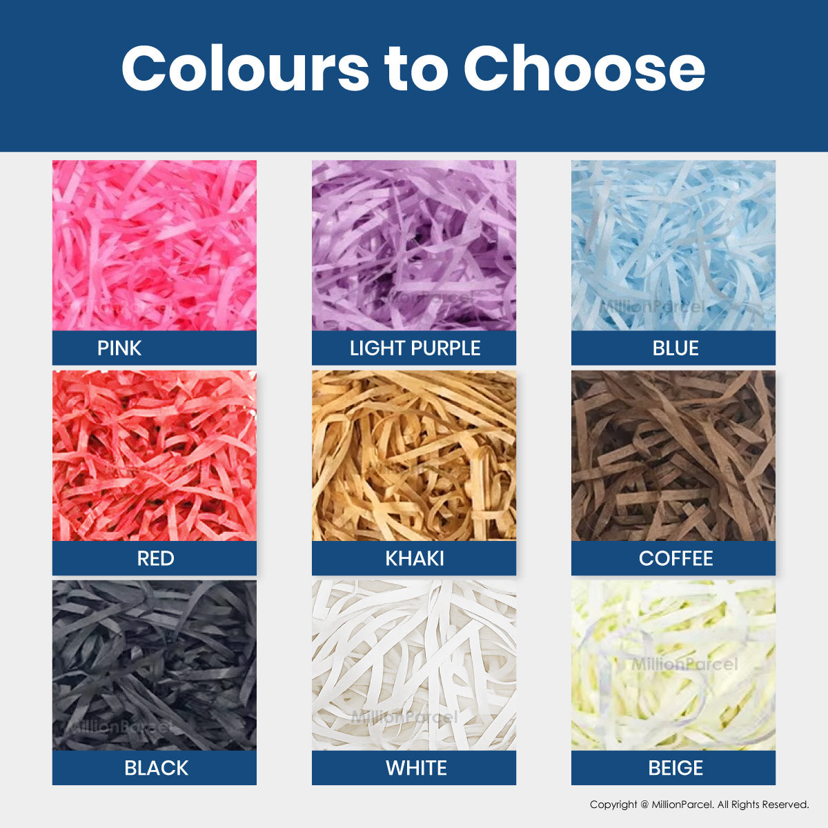 Raffia Shredded Paper | Decorative Gift Box Filler