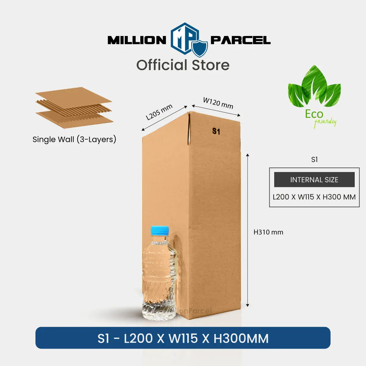 Carton Box - S Series | Prefect for Shoes Packing - MillionParcel