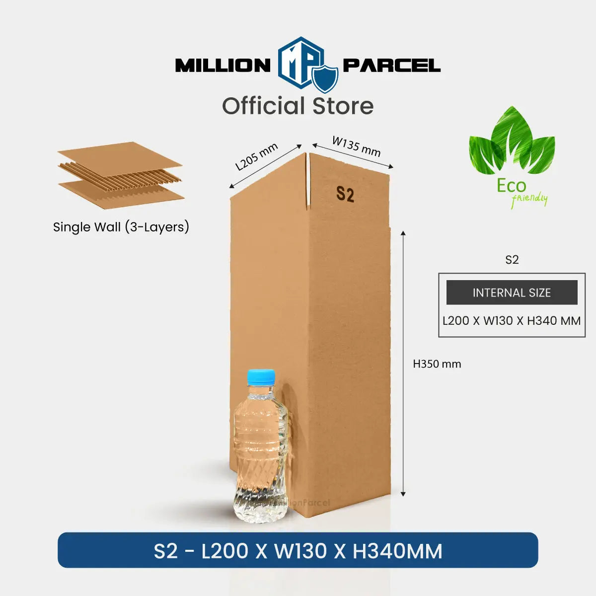 Carton Box - S Series | Prefect for Shoes Packing - MillionParcel