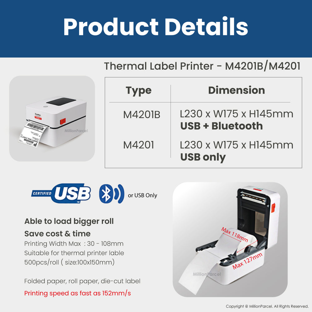 SoonMark Thermal Printer