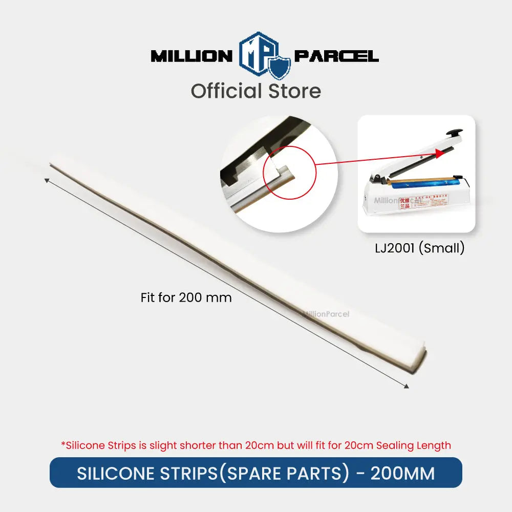 Sealing Machine Heat Wire + High Temperature cloth + Silicone Strips - MillionParcel