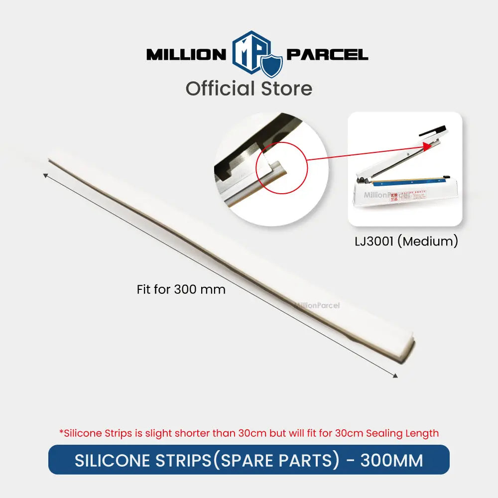 Sealing Machine Heat Wire + High Temperature cloth + Silicone Strips - MillionParcel