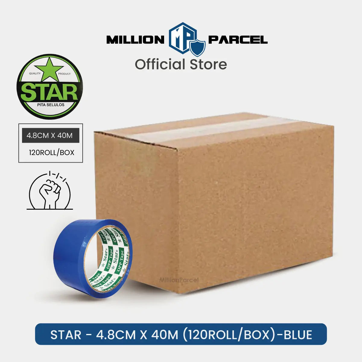 STAR Colour Opp Tape | Color Tape - MillionParcel