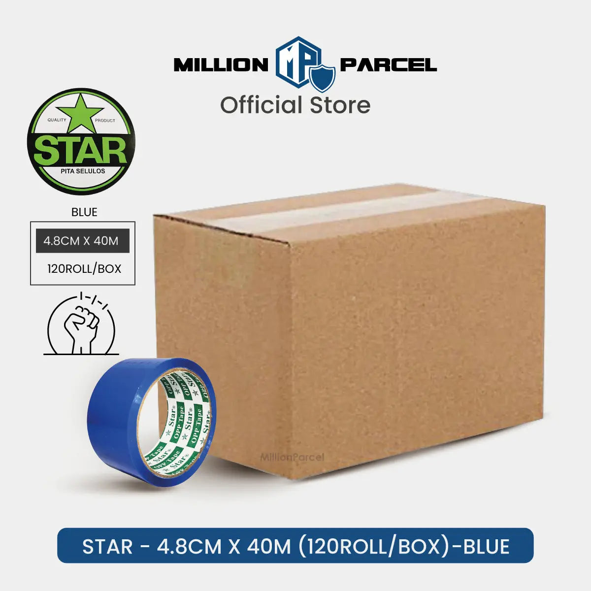 STAR Colour Opp Tape | Color Tape - MillionParcel