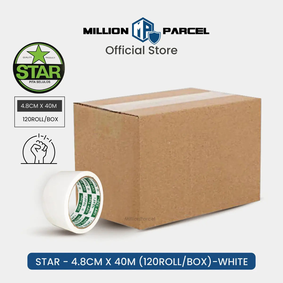 STAR Colour Opp Tape | Color Tape - MillionParcel