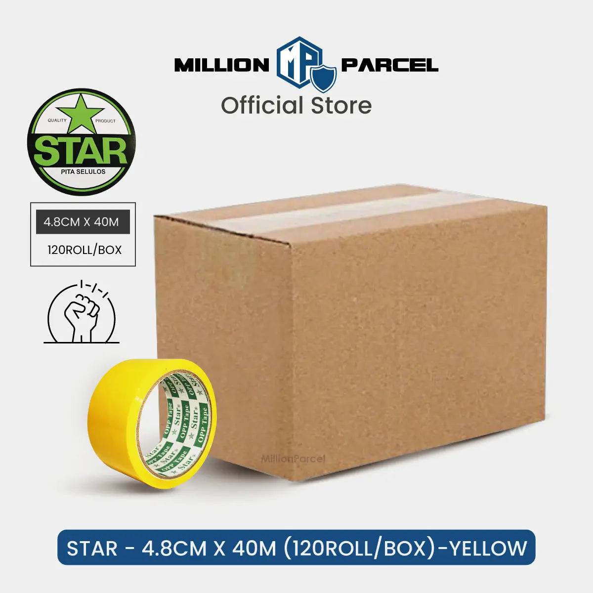 STAR Colour Opp Tape | Color Tape - MillionParcel