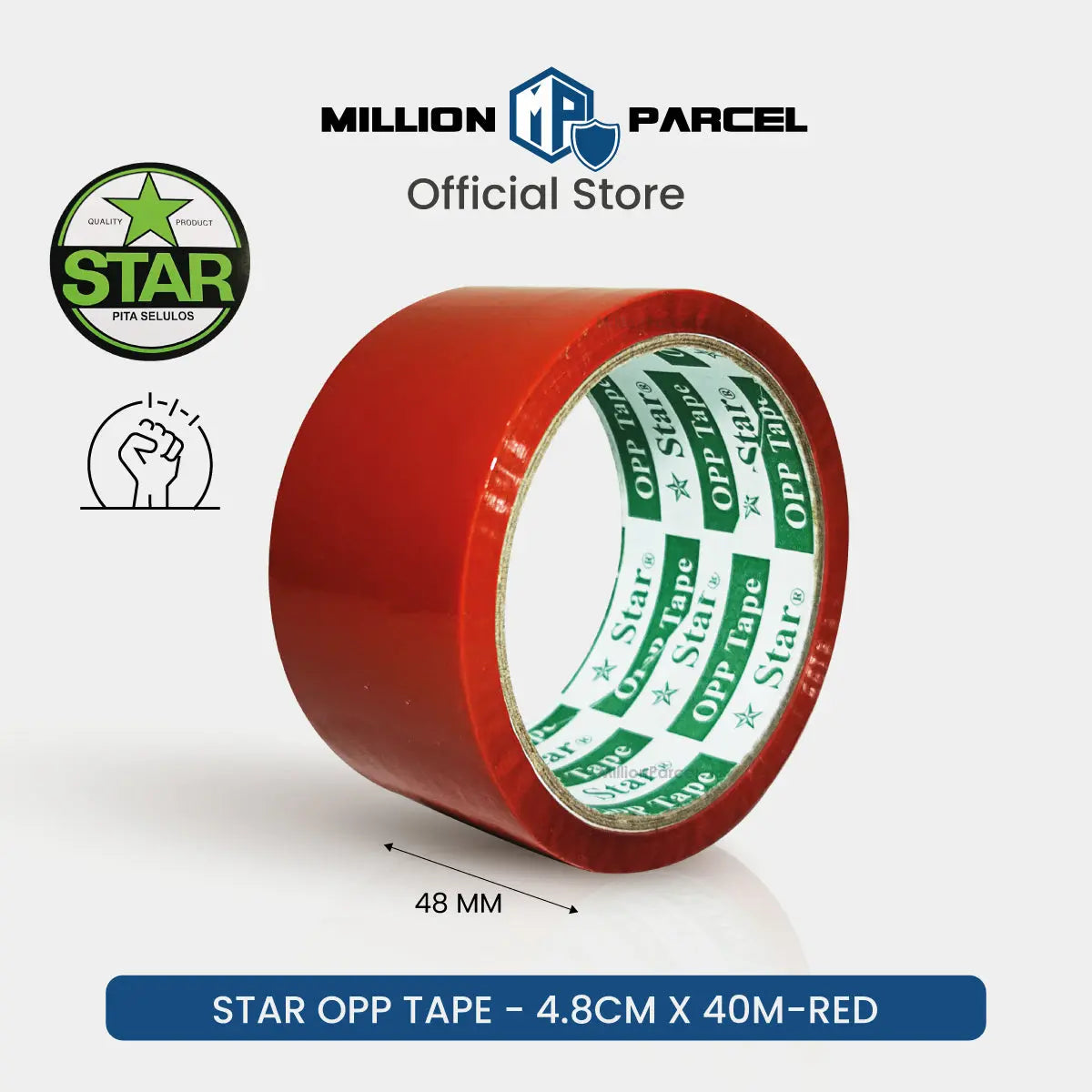 STAR Colour Opp Tape | Color Tape - MillionParcel