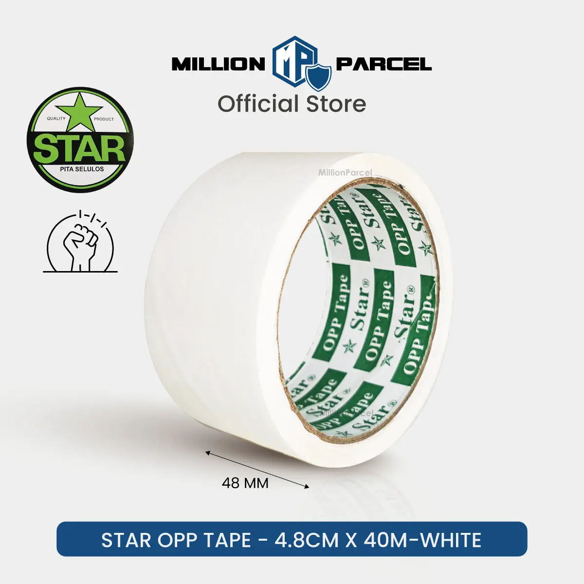 STAR Colour Opp Tape | Color Tape - MillionParcel