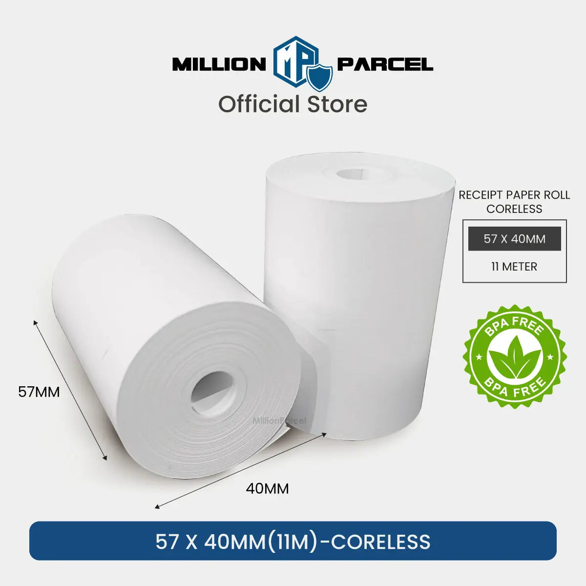 Thermal Paper Roll | Receipt Paper Roll - MillionParcel
