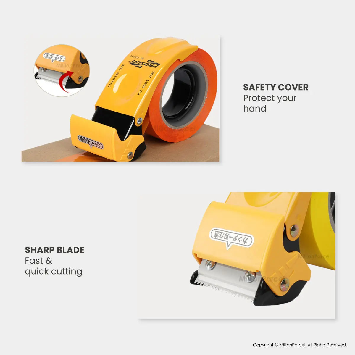 Tape Dispenser | Tape Cutter | Speed up packing - MillionParcel