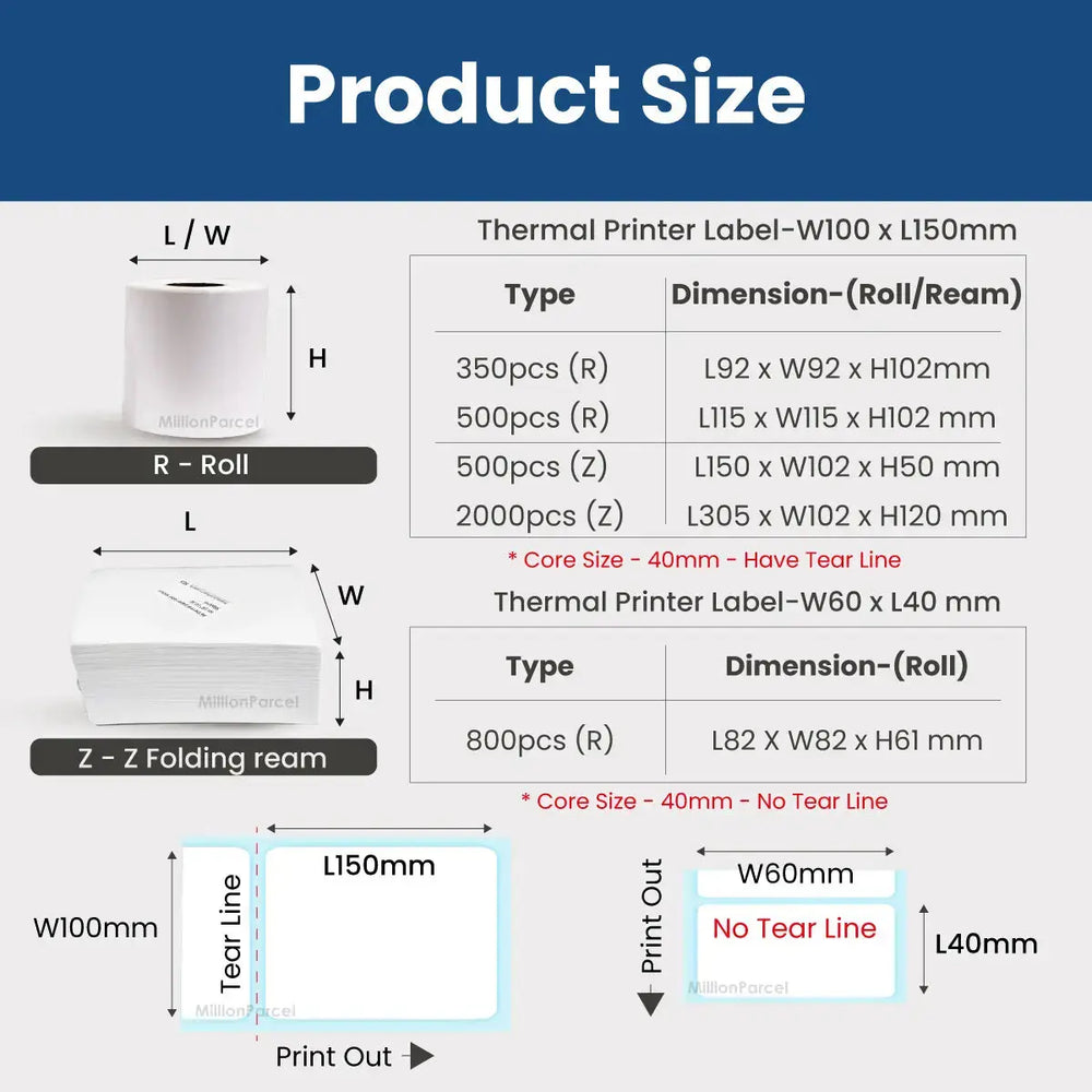 Thermal Printer Label Paper