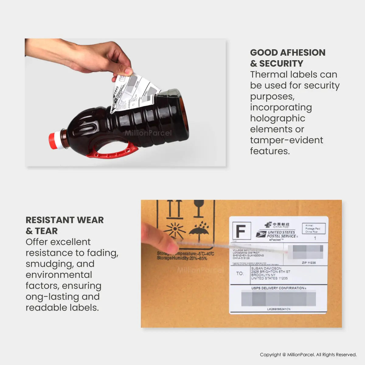 Thermal Printer Label Paper - MillionParcel