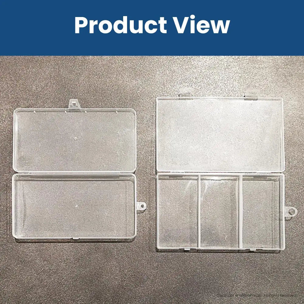 Transparent Plastic Storage Box - MillionParcel