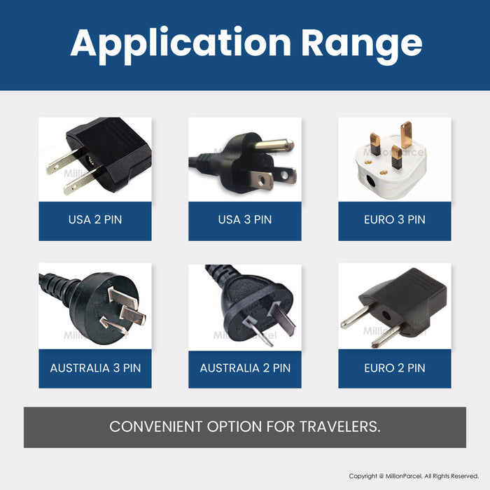 UK/SG 3 Pin Plug Power Converter | Universal Travel Adapter
