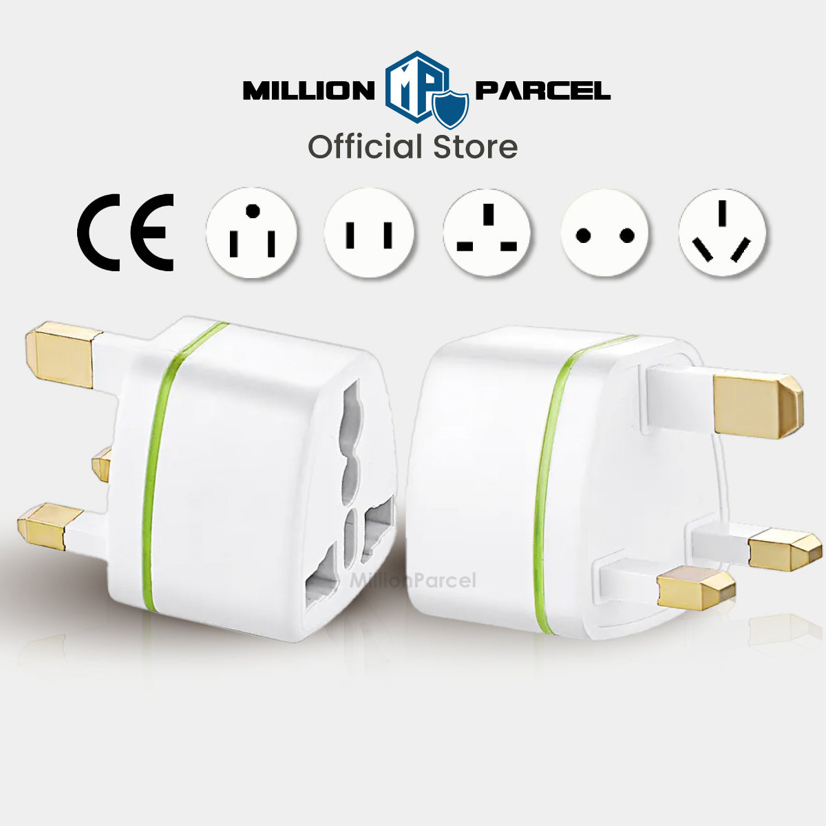UK/SG 3 Pin Plug Power Converter | Universal Travel Adapter
