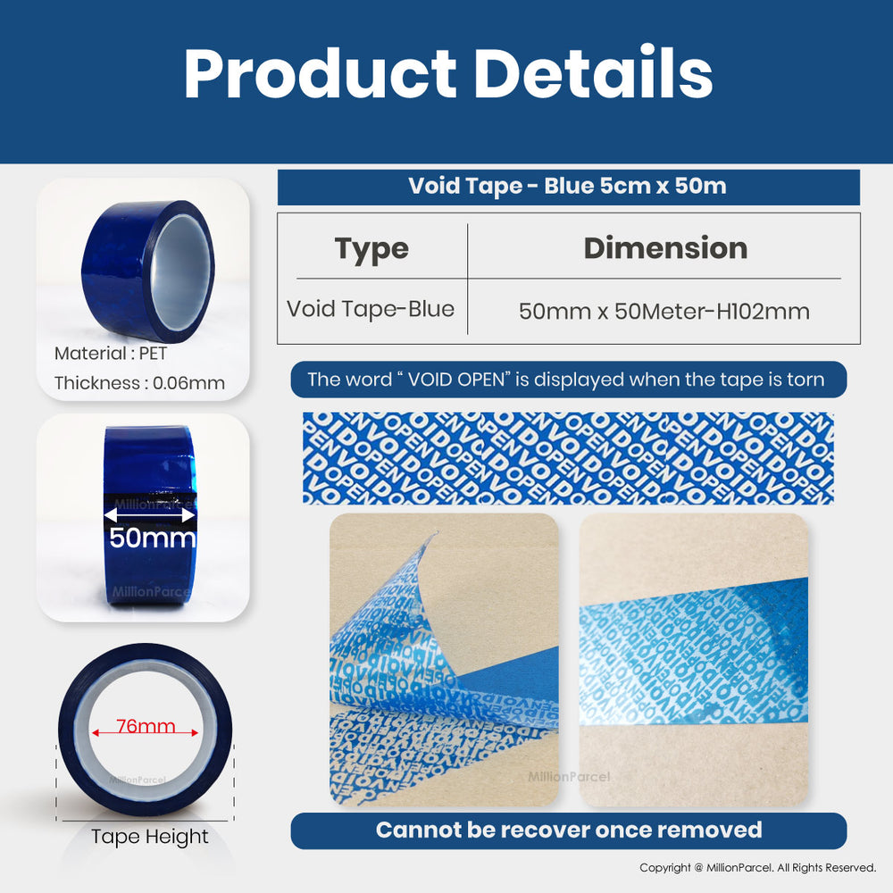 Secure Your Products with MillionParcel VOID Sticker Seals