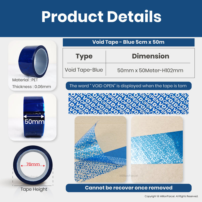 Secure Your Products with MillionParcel VOID Sticker Seals