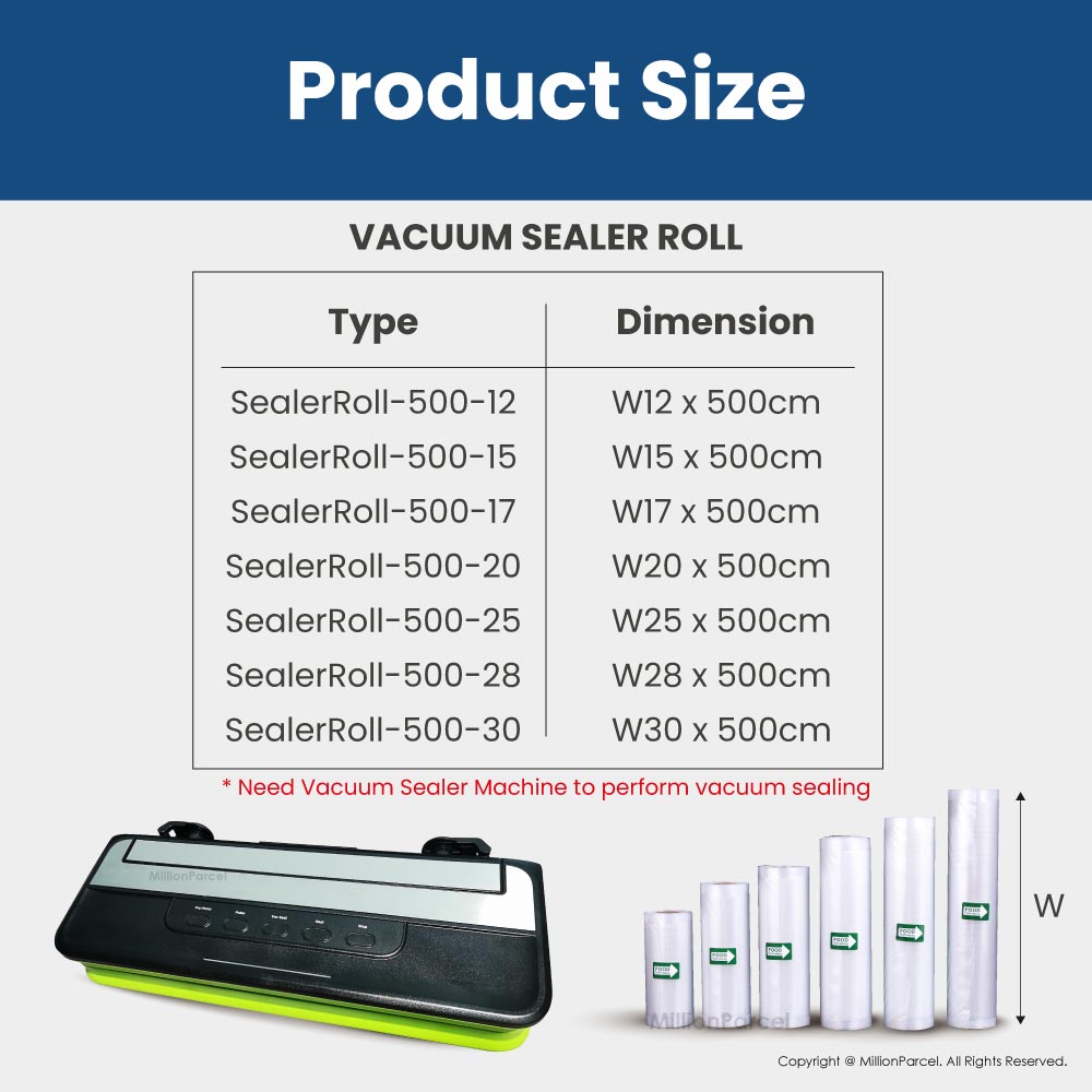 Vacuum Sealer Roll