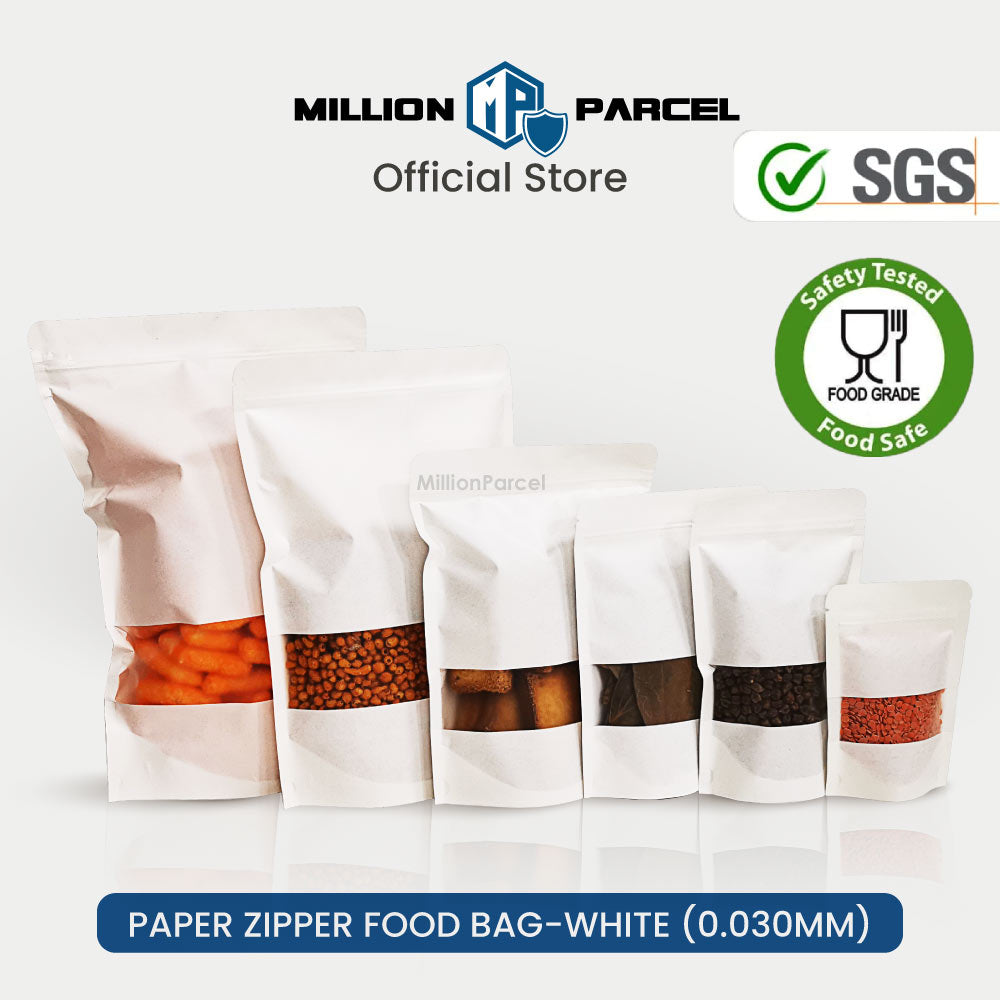 Paper Zipper Food Bag
