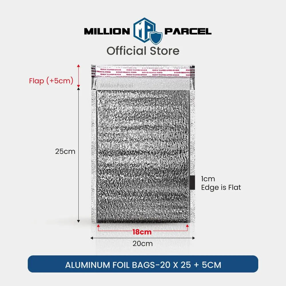 Aluminium Foil Bags | Thermal Bag - MillionParcel