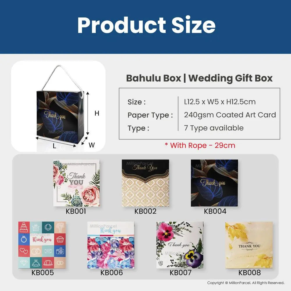 Bahulu Box | Wedding Gift Box - MillionParcel