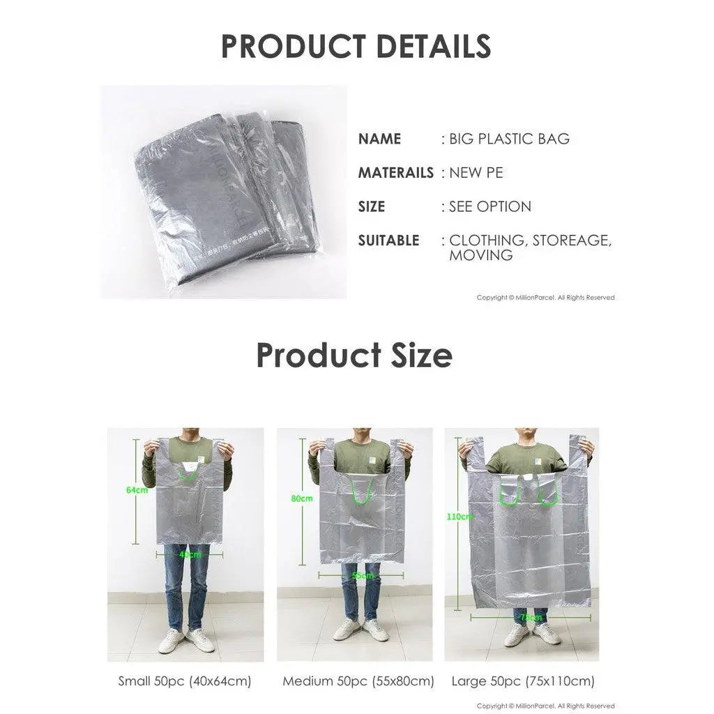 Big Plastic Bag - MillionParcel