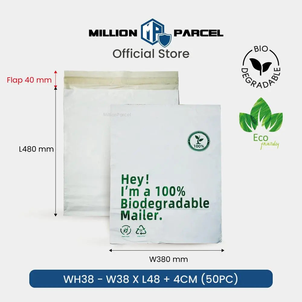 Bio-Degradable Polymailer | Eco-Friendly - MillionParcel