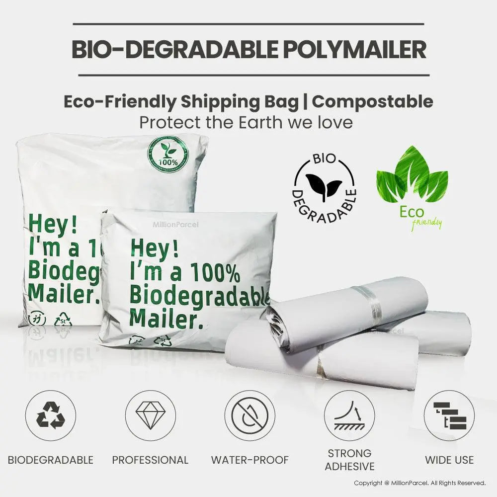 Bio-Degradable Polymailer | Eco-Friendly - MillionParcel