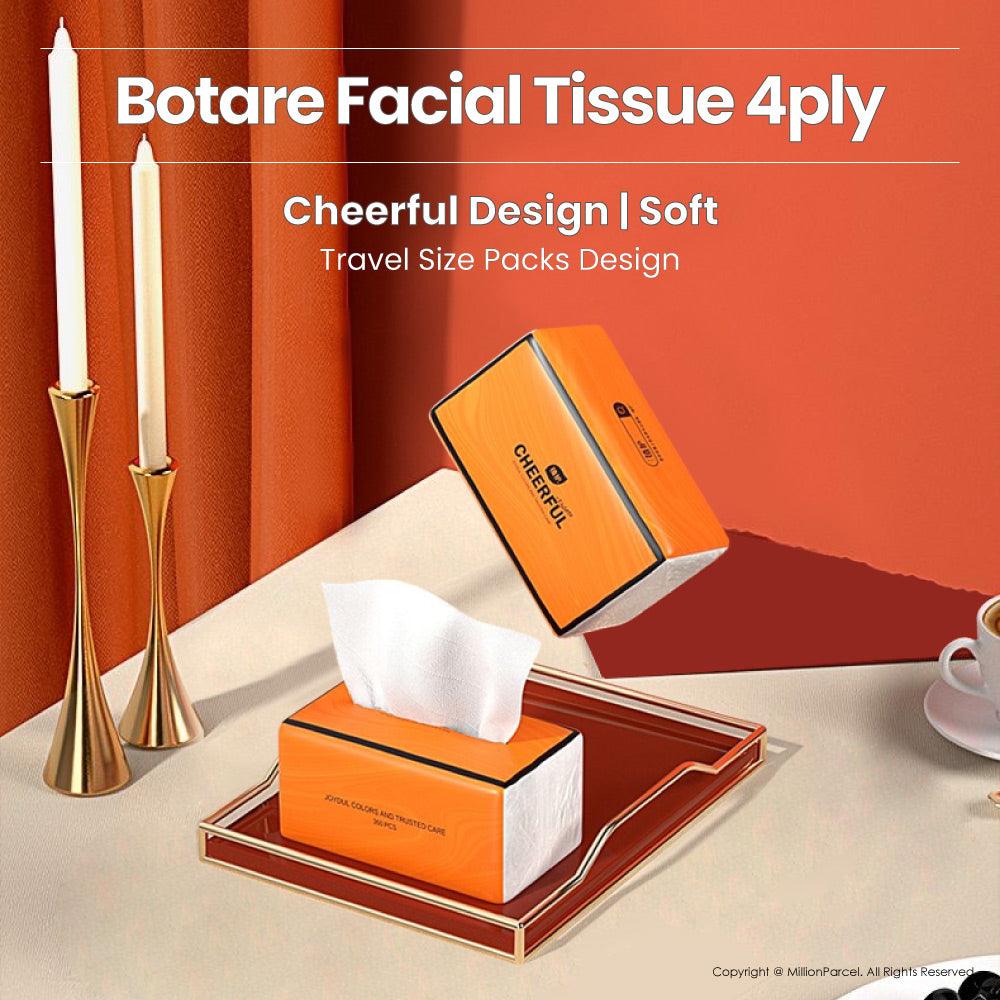 Botare Facial Tissue | Cheerful Design | 4ply x 90 sheet - MillionParcel