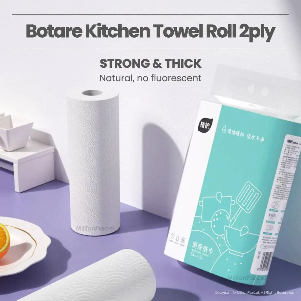 Botare Kitchen Towel Roll 2-ply x 53 sheets - MillionParcel