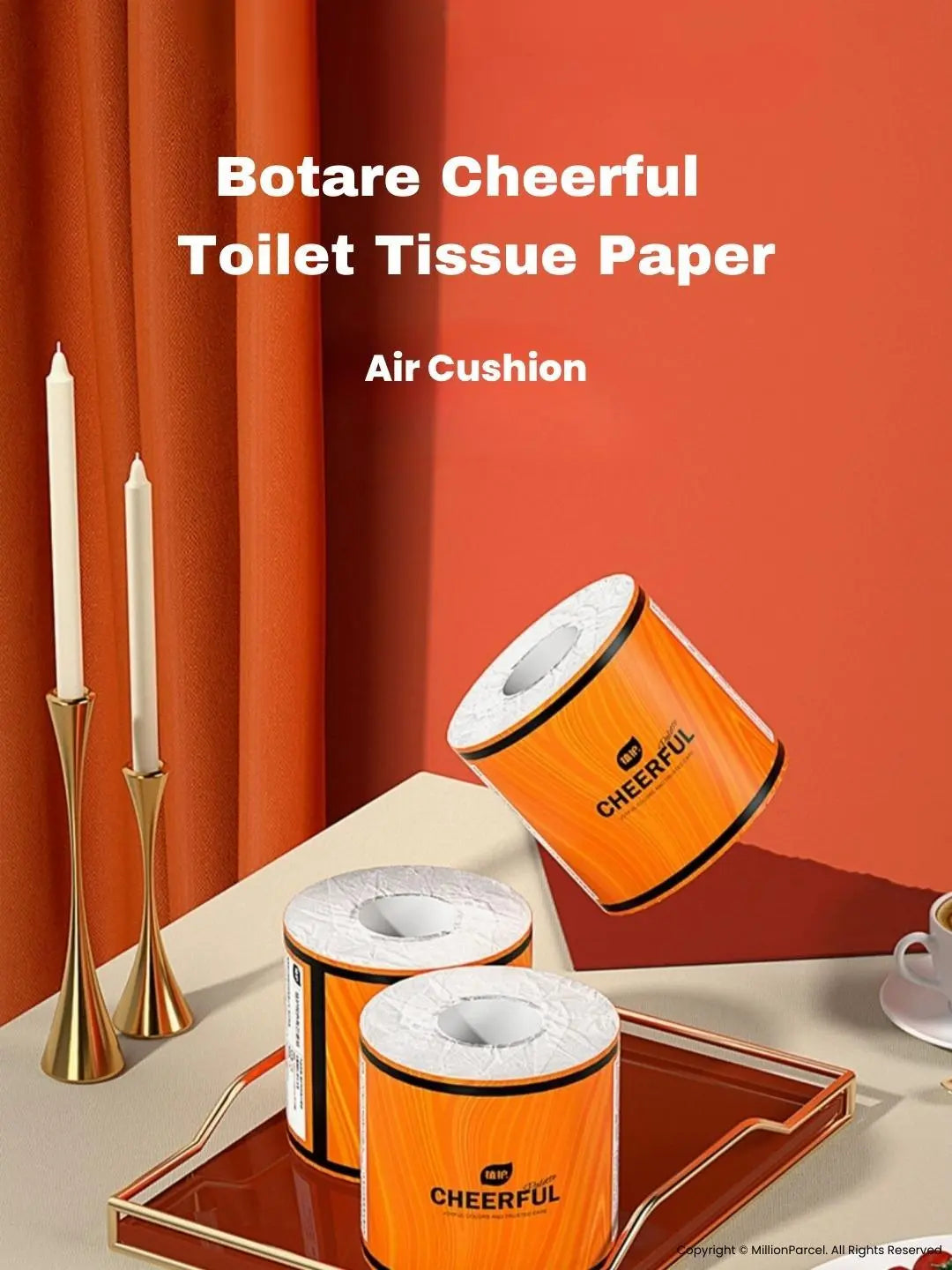 Botare Toilet Paper 5ply | Air Cushion Cheerful Design - MillionParcel